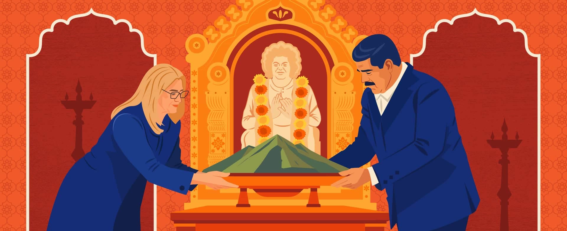 Un templo para Maduro en la niebla